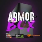 Computador Gamer Armor Box 2024 (Ryzen 5 4600G, GTX 1650 D6, 16GB DDR4, 480GB NVMe, FreeDOS)
