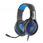 Audífonos Gamer HP DHE-8010 (LED, Jack 3.5mm, Negro/Azul) - OUTLET