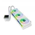 Refrigeración Líquida XPG Levante II 360 (LGA1851/AM5, 120mm x3, RGB, PWM, Blanco)
