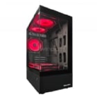 Gabinete EsGaming H60-BK (Micro-ATX, Vidrio Templado, 5 Ventiladores RGB)