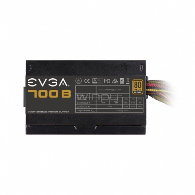 Fuente de poder EVGA 700W Certificada (100-B1-0700-K1)