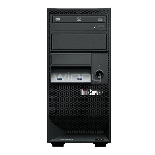 Servidor Lenovo ThinkServer TS150 (Intel Xeon, 8GB, 2TB, Torre 4U)