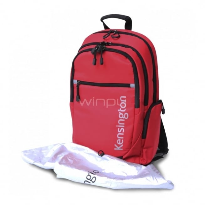 Mochila Biker Roja 15,6 c/cobertor impermeable - Winpy.cl