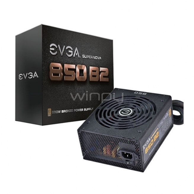 Fuente de poder EVGA SuperNOVA 850 B2 Certificada (110-B2-0850-V1)