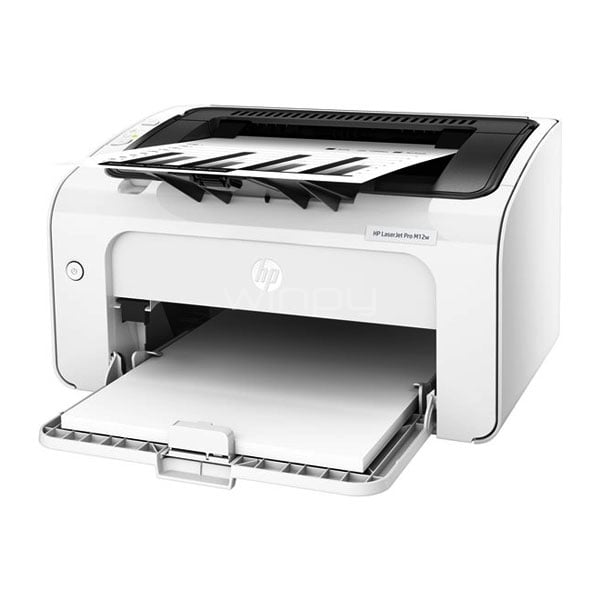 Impresora láser HP LaserJet Pro M12w - (Hi-Speed USB 2,0, WiFi, 18 ppm,  doble cara) - Winpy.cl