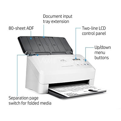 Escáner HP ScanJet Enterprise Flow 5000 s4 con alimentador de hojas -  Winpy.cl