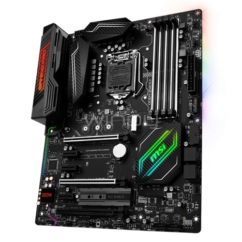 Placa Madre MSI Z270 GAMING PRO CARBON (LGA1151, DDR4-3866+, M2 Placa Madre MSI Z270 GAMING PRO CARBON (LGA1151, DDR4-3866+, M2