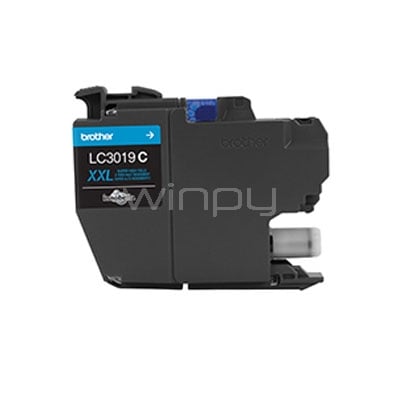 Cartucho de tinta cian Brother LC3019C alto rendimiento - XXL