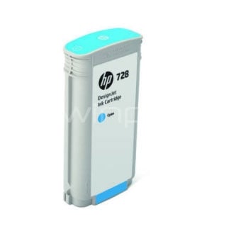 Cartucho de tinta HP 728 DesignJet cian de 130 ml (F9J67A)
