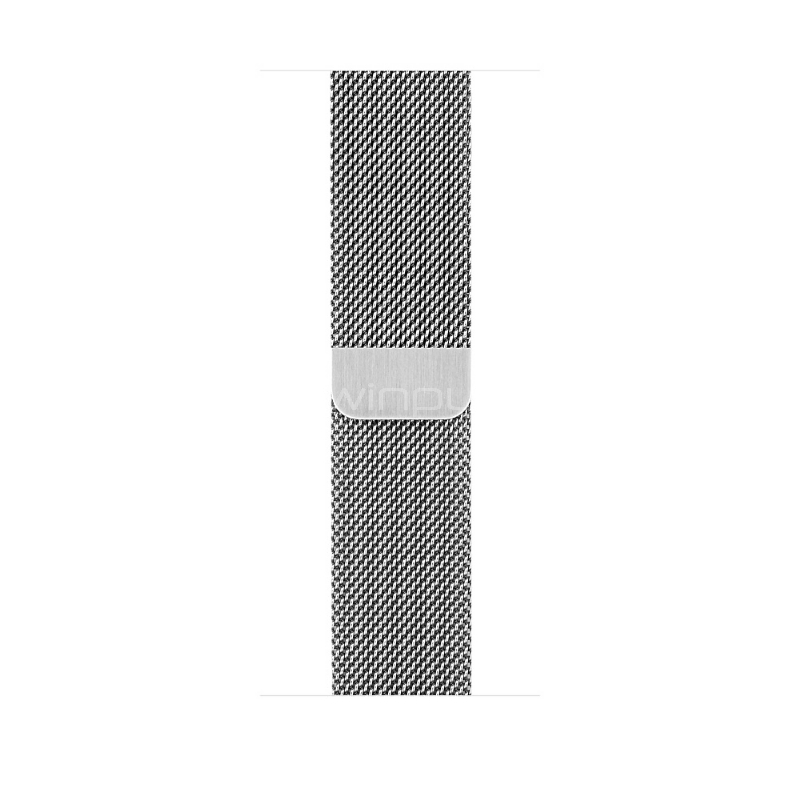 Apple Watch S2, 38mm Steel Case with Silver Milanese Loop