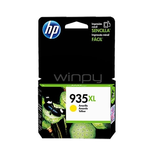Cartucho de tinta originales amarilla de Alto Rendimiento HP 904XL (T6M12AL)