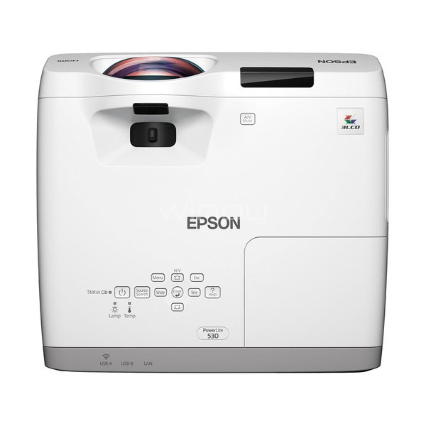 Epson PowerLite 530 3LCD de proyección corta