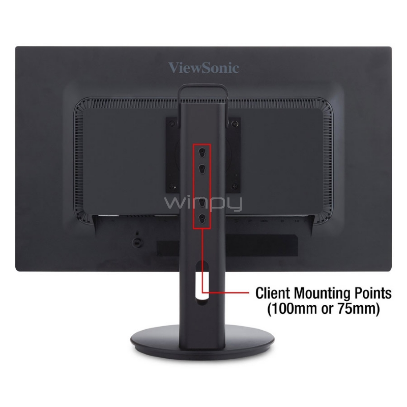 Monitor ViewSonic VG2453 de 24 pulgadas (IPS, FullHD, DP+HDMI+VGA, Vesa, Pivot)