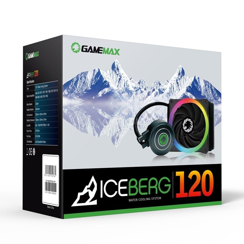 Refrigeración liquida GameMax Iceberg 120 (Intel-AMD)