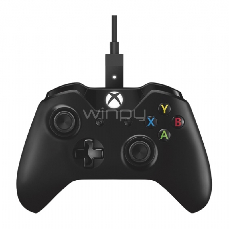 Control Inalámbrico XBOX ONE Wired + Cable para PC