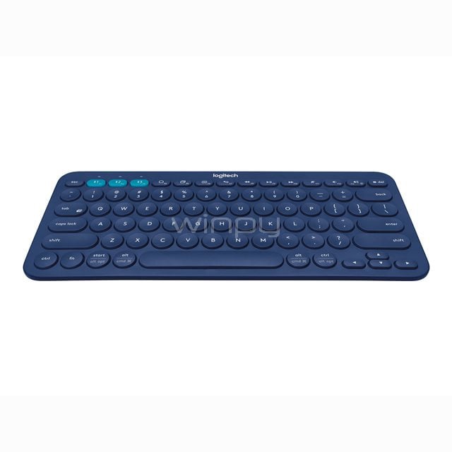 Logitech K380 for Mac teclado Bluetooth QWERTY Español Azul