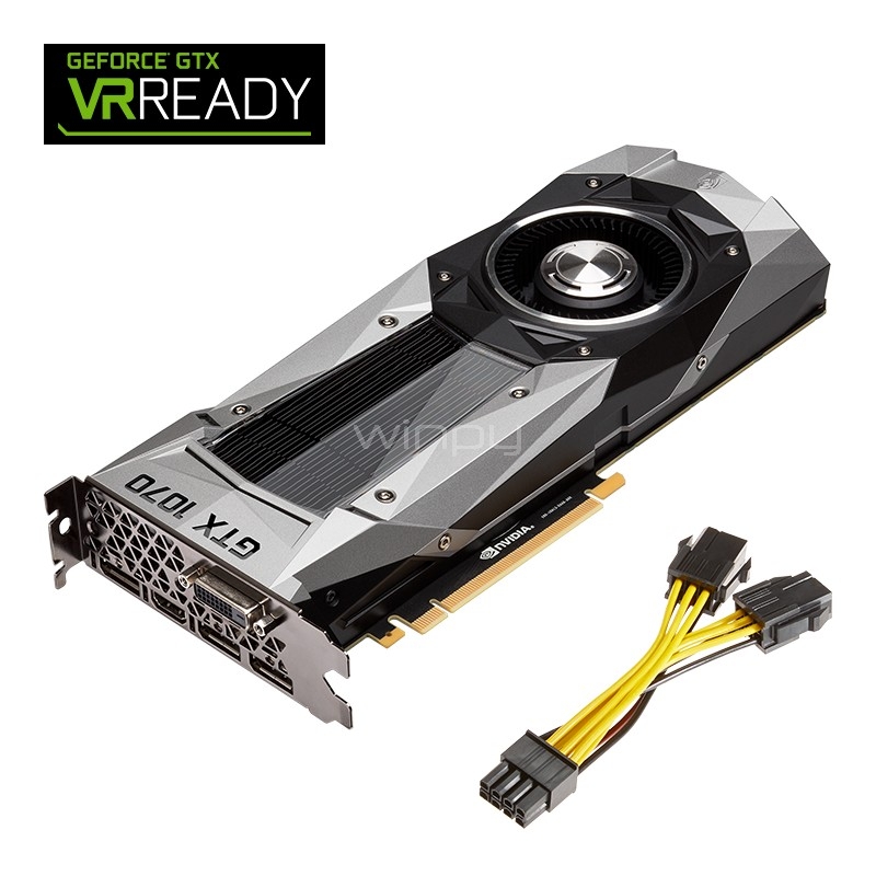 PNY NVIDIA GeForce GTX 1070 Founders Edition - 8GB