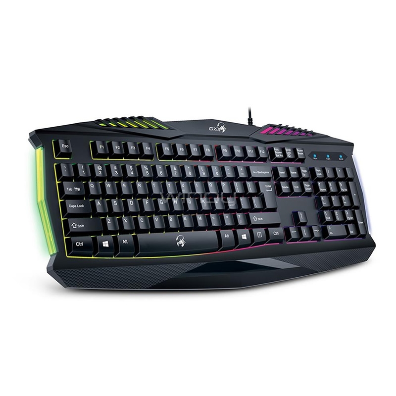 Teclado Gamer Genius Scorpion K220 (USB, Español, LED)