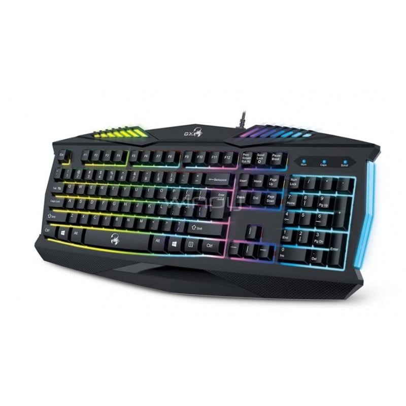 Teclado Gamer Genius Scorpion K220 (USB, Español, LED)