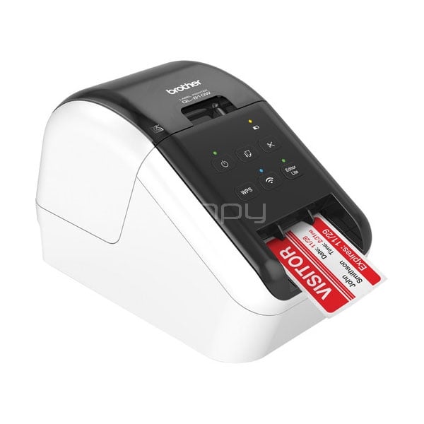 Impresora de Etiquetas Brother QL810W Térmica (Cortador Automático, 600dpi, WiFi/USB)