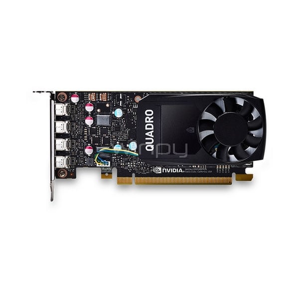 Tarjeta de video profesional PNY nVIDIA Quadro P600 (2GB GDDR5)