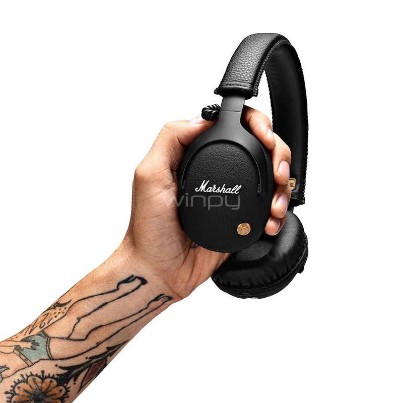 Audífono Over Ear Bluetooth Monitor Marshall Negro
