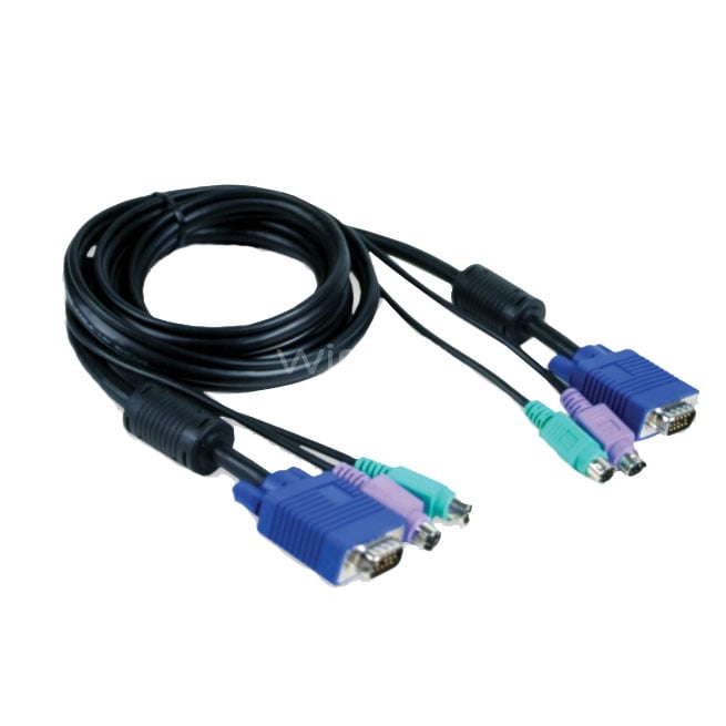 Cable D-Link KVM DKVM-CB3 todo en uno de  3 mts