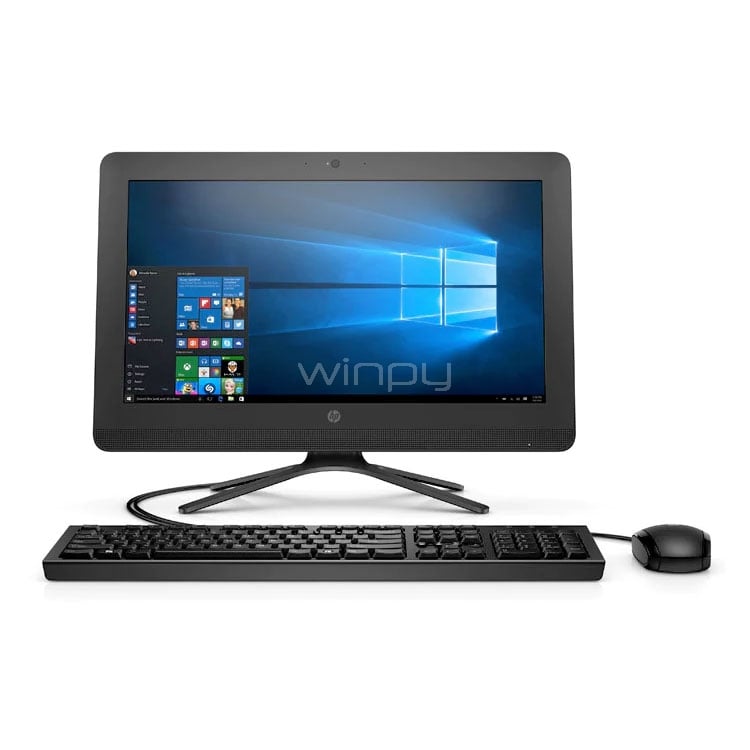 All in One HP 20-C213LA con pantalla de 19.5 pulgadas (J3060, 4GB RAM, 500GB HDD, Win10)