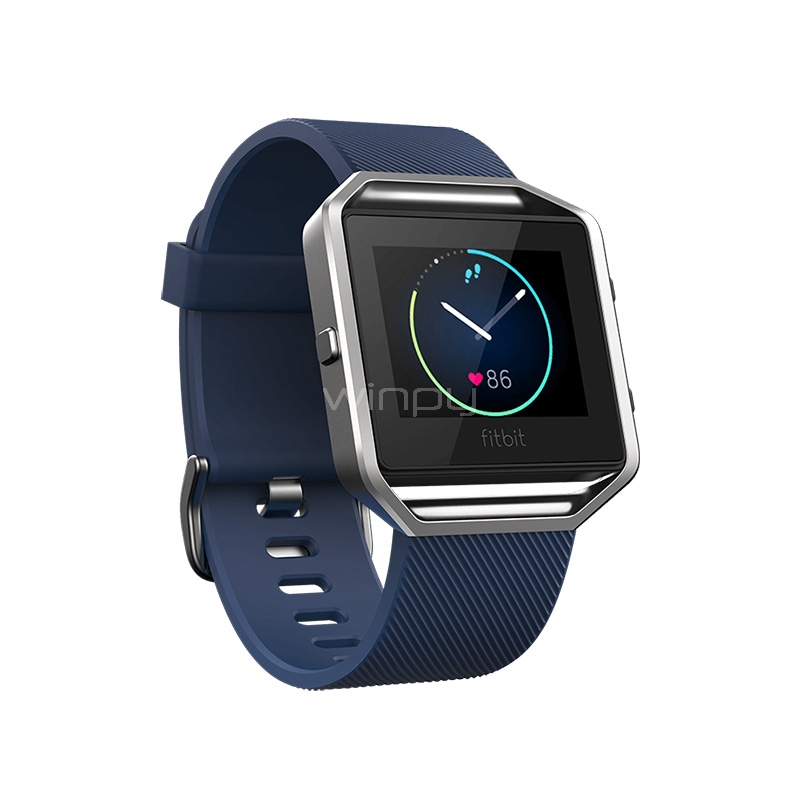 Pulsera/Reloj inteligente Fitbit Blaze Grande - Azul / Plateado