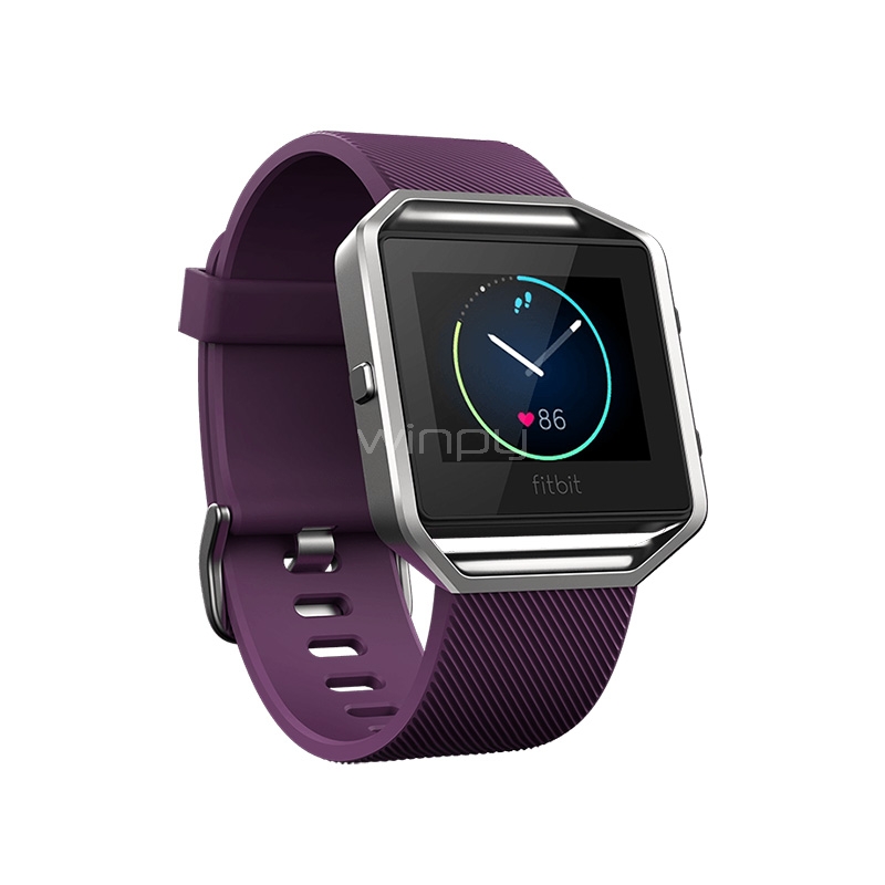 Pulsera/Reloj inteligente Fitbit Blaze Small - Morado / Plateado