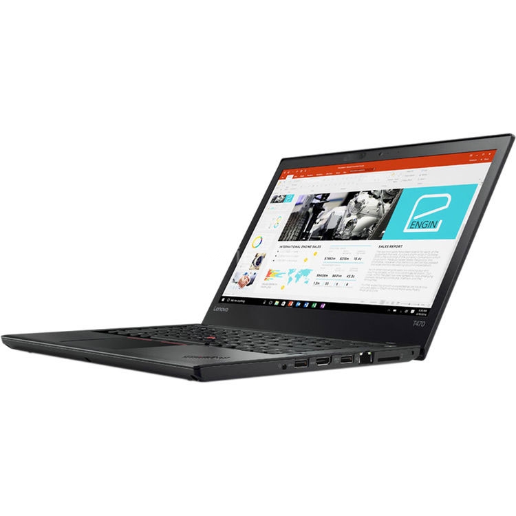 Notebook Lenovo ThinkPad T470 (i5-6200U, 4GB DDR4, 1TB HDD, Pantalla 14, Win10 Pro)