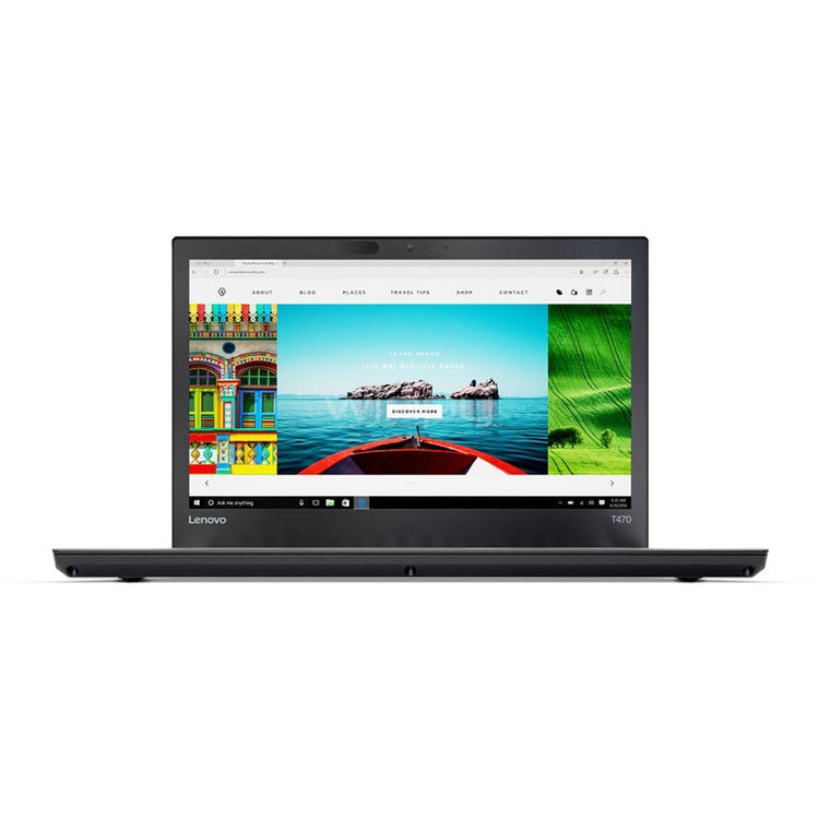 Notebook Lenovo ThinkPad T470 (i5-6200U, 4GB DDR4, 1TB HDD, Pantalla 14, Win10 Pro)