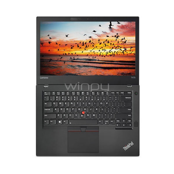Notebook Lenovo ThinkPad T470 (i5-6200U, 4GB DDR4, 1TB HDD, Pantalla 14, Win10 Pro)