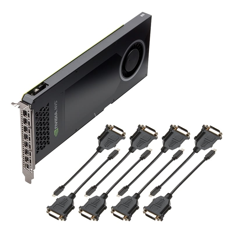 NVIDIA NVS 810 4GB 中古動作品 Tarjeta gráfica nVidia Quadro PNY NVS 810 (4GB GDDR3, 8 Salidas