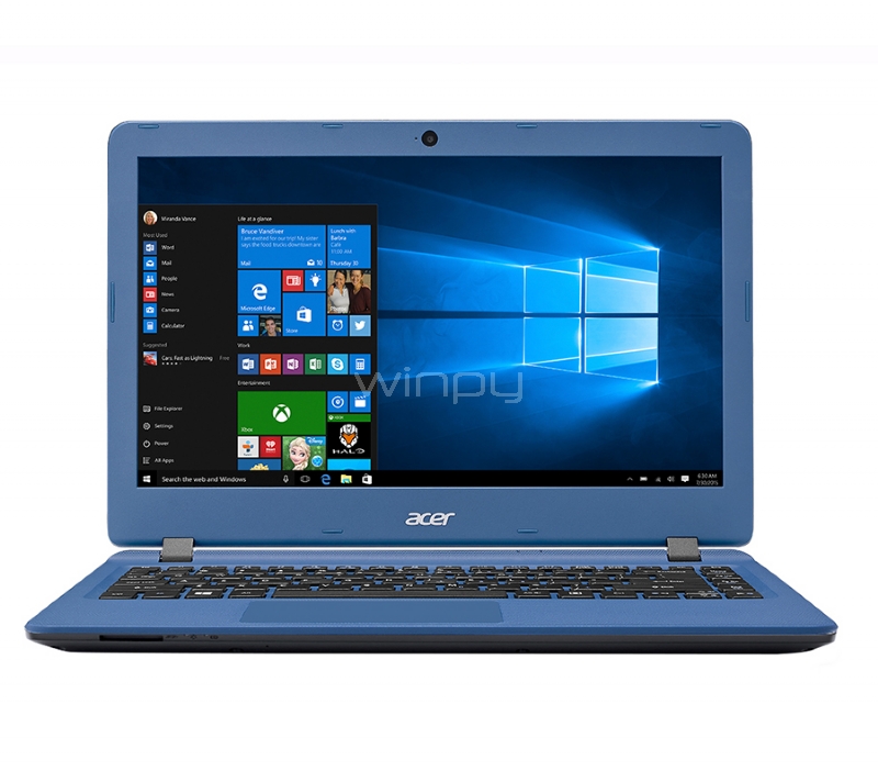 Notebook Acer Aspire ES1-433G-333B Azul (i3-7100U, GeForce 920MX, 4GB DDR4, 500GB HDD, Pantalla 14, WIN10)