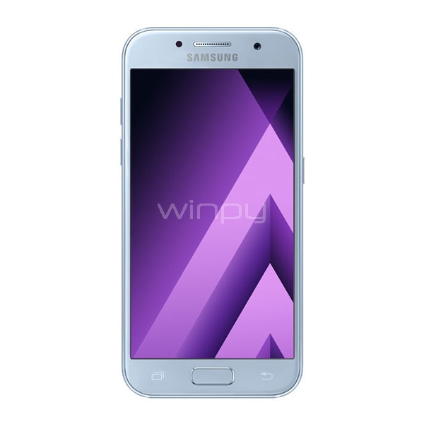 Celular Samsung Galaxy A3 2017 (LTE, 2GB RAM, 16GB, Amoled 4,7, Android, Azul)
