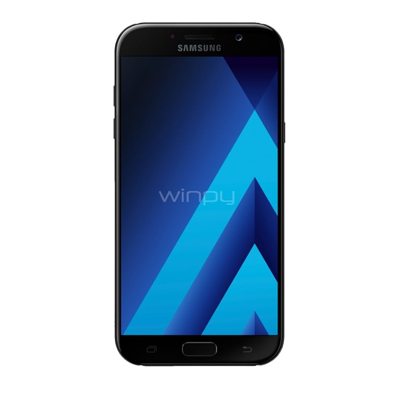 Celular Samsung Galaxy A5 2017 (LTE, 3GB RAM, 32GB, Amoled 5,2 FHD, Android, Negro)