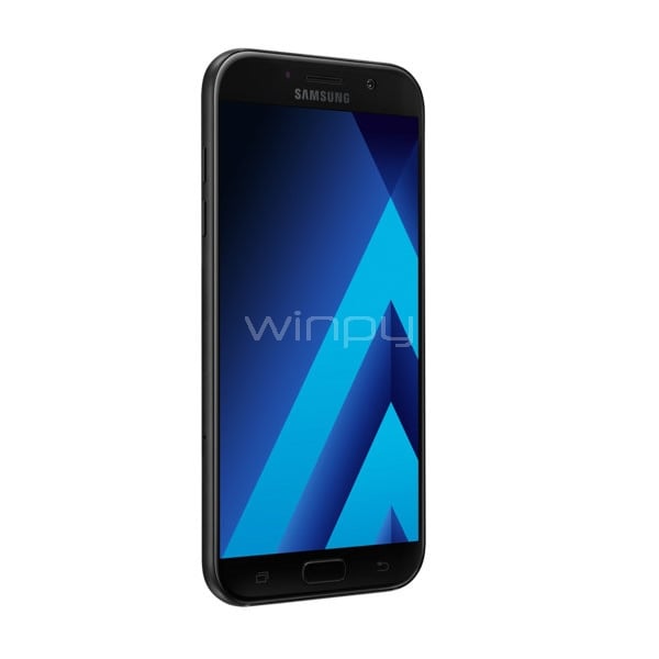 Celular Samsung Galaxy A7 2017 (LTE, 3GB RAM, 32GB, Amoled 5,7 FHD, Android, Negro)