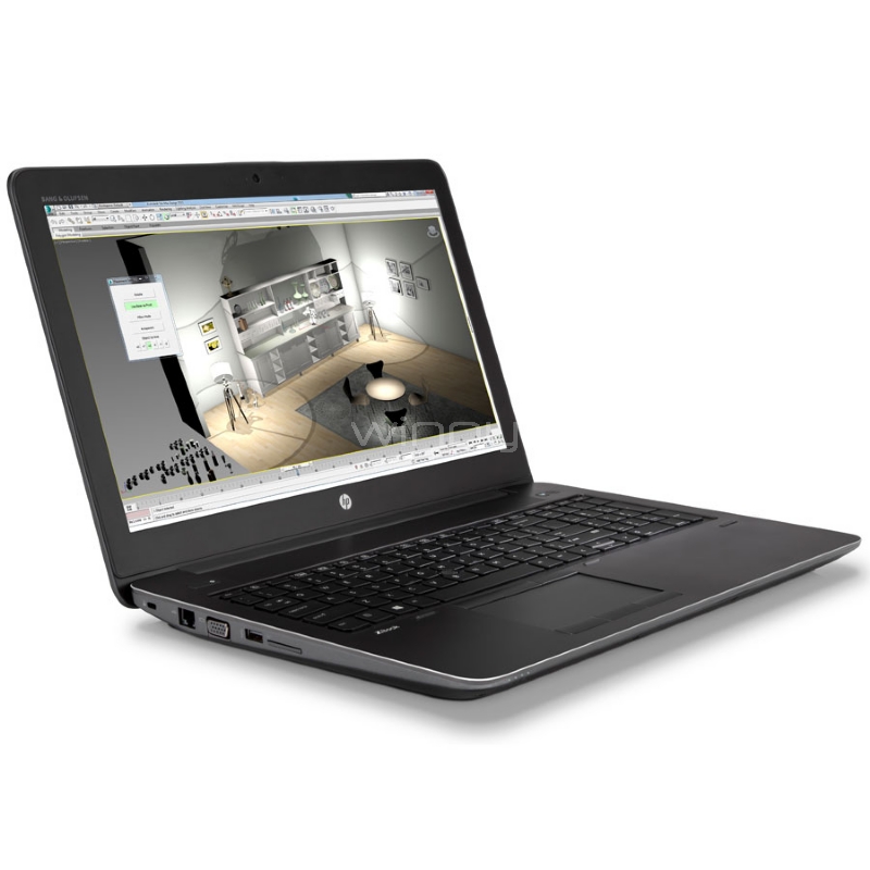 Workstation HP ZBook 15 G4 - 2EX27LA (i7-7700HQ, Quadro M2200, 8GB DDR4, 1TB HDD, LED 15,6 FHD, WIN10Pro)