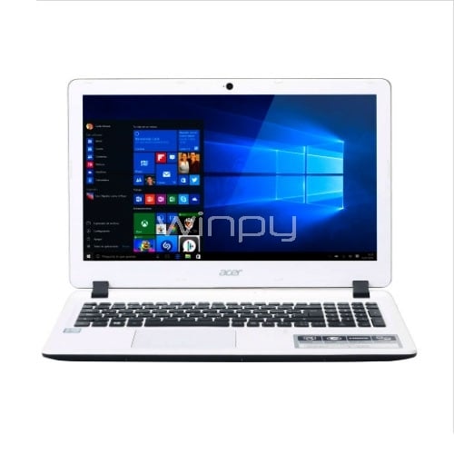 Notebook Acer Aspire ES1-572-35F8  (i3-7100U, 4GB, 500GB, Pantalla 15,6 HD, Blanco)