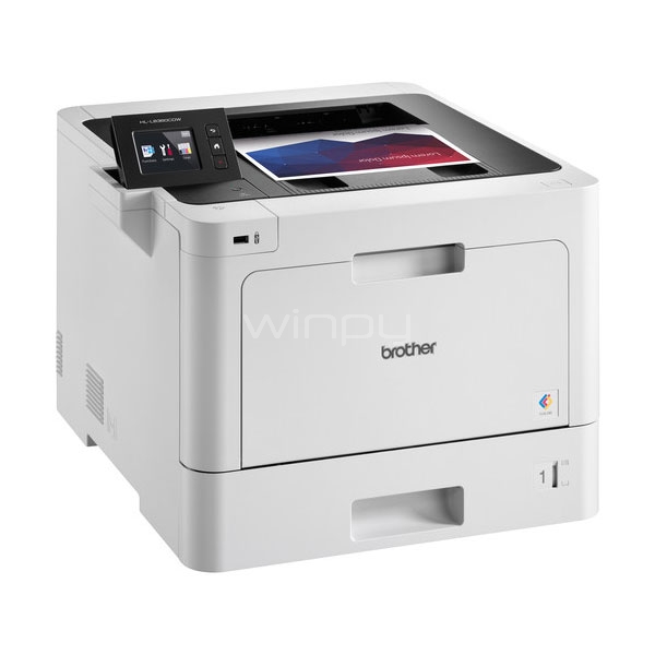 impresora brother hl-l8360cdw láser (color, dúplex, 33ppm, 600dpi, wi-fi/usb/ethernet)