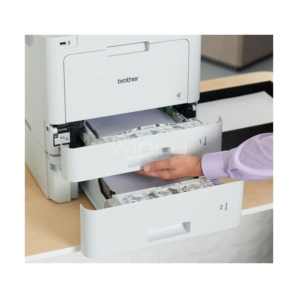 impresora brother hl-l8360cdw láser (color, dúplex, 33ppm, 600dpi, wi-fi/usb/ethernet)