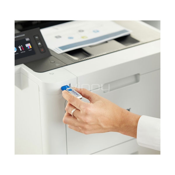 impresora brother hl-l8360cdw láser (color, dúplex, 33ppm, 600dpi, wi-fi/usb/ethernet)