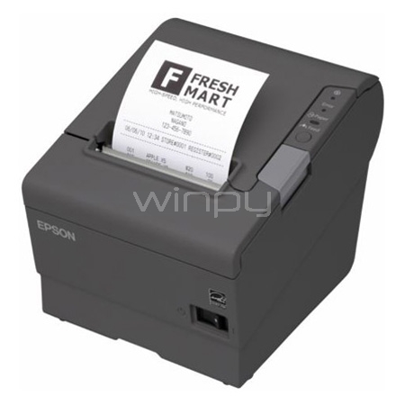 Impresora Epson térmica TM-T88 V (no fiscal, USB, Ethernet, cortador automático)