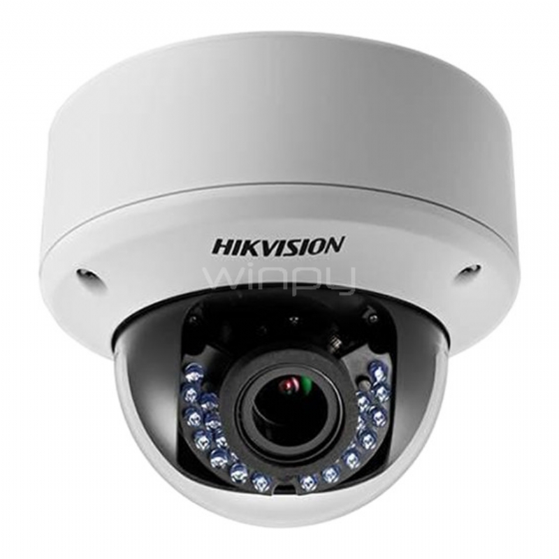 Cámara de vigilancia Hikvision DS-2CE56C0T-VPIR (720P, IR, IP66 exterior, blanco)