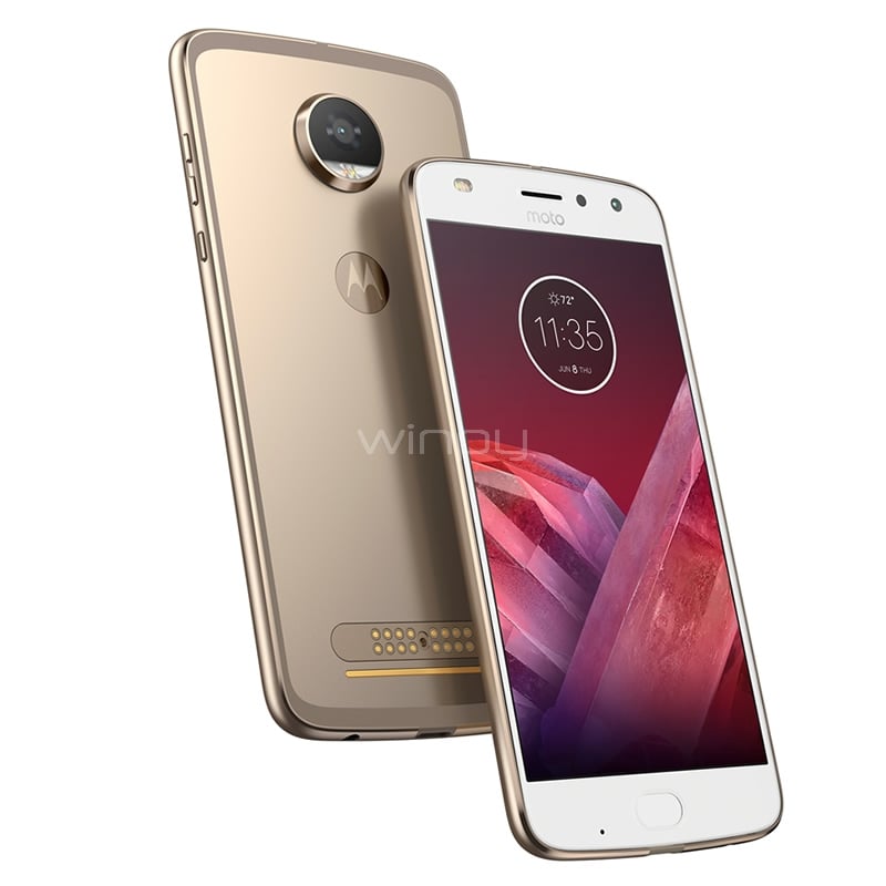 Motorola Moto Z2 Play XT1710 (4G, 64GB, 12,2Mp, Android 7, Dorado)