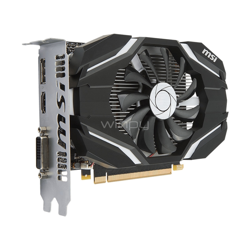 Tarjeta de Video MSI NVIDIA GeForce GTX 1050 Ti 4G OC - 4GB GDDR5