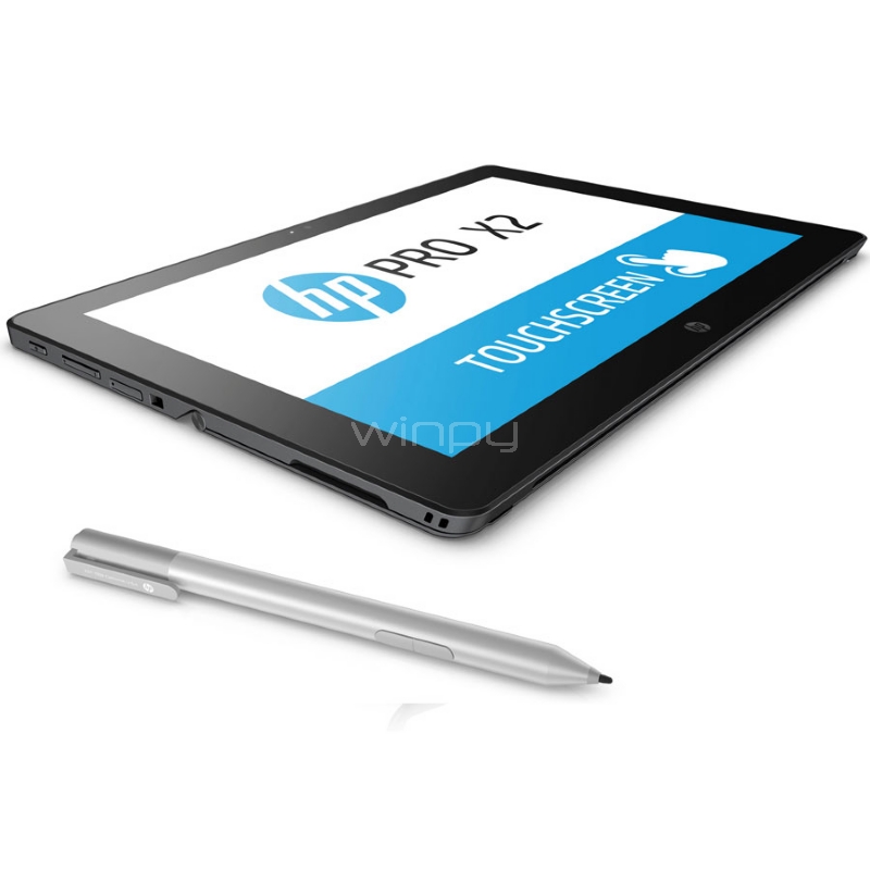 Tablet HP Pro x2 612 G2 de 12 pulgadas (i5-7Y54, 8GB RAM, 256GB SSD, FullHD, Win10Pro)
