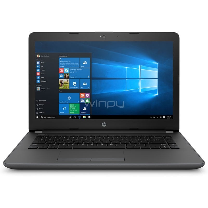 Notebook HP 240 G6 -1NW28LT (i5-7200U, 4GB DDR4, 1TB HDD, Win10, Pantalla 14)