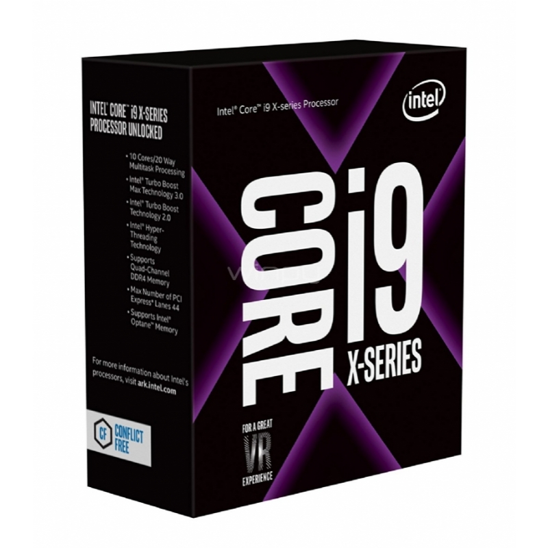 Procesador Intel Core i9-7900X X-Series (LGA2066, 10 Cores, 3,3GHz, UNLOCKED)